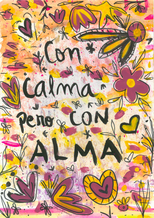 Ilustracion "Mantras para el alma"