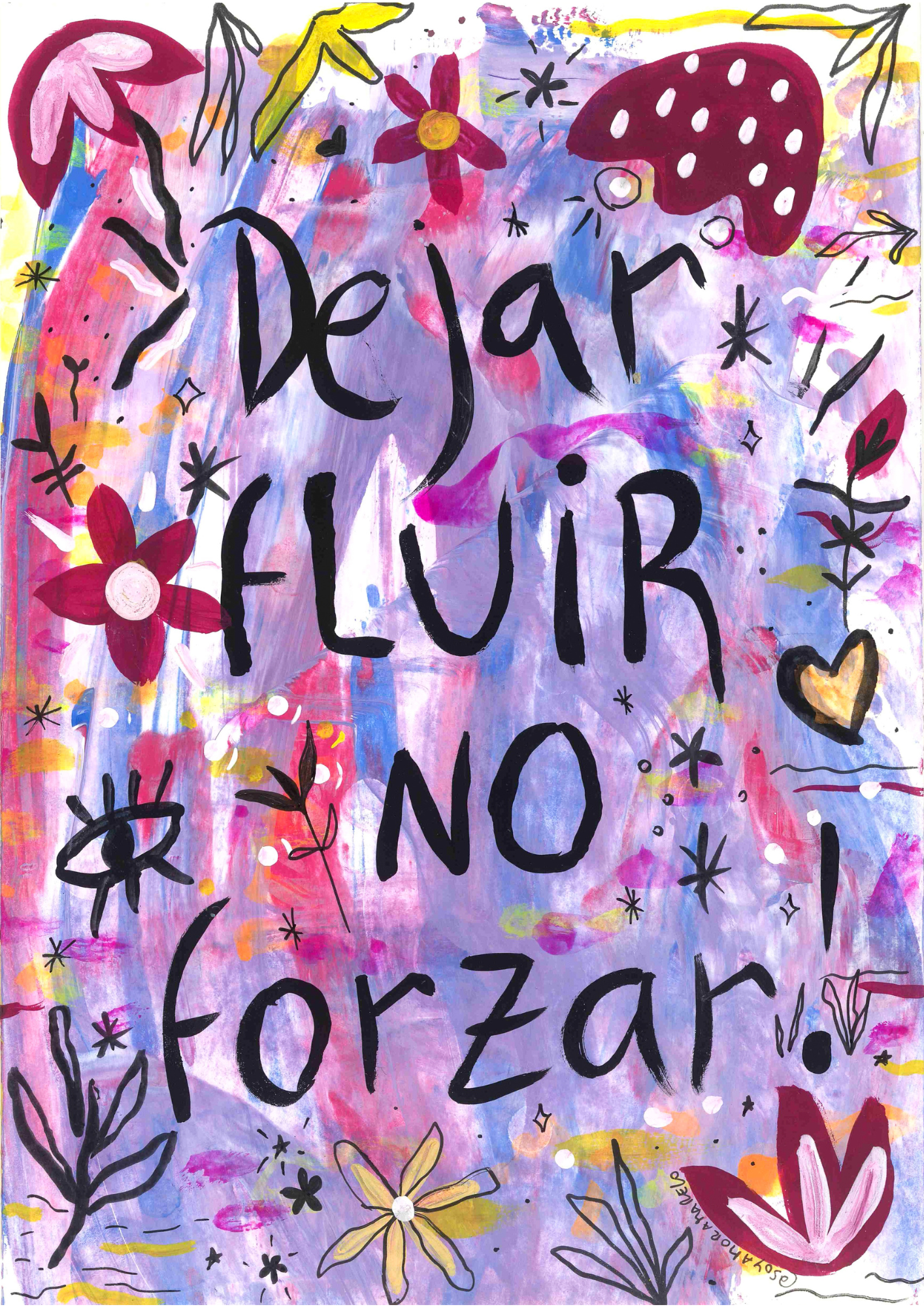 Ilustracion "Mantras para el alma"