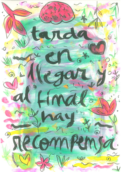 Ilustracion "Mantras para el alma"