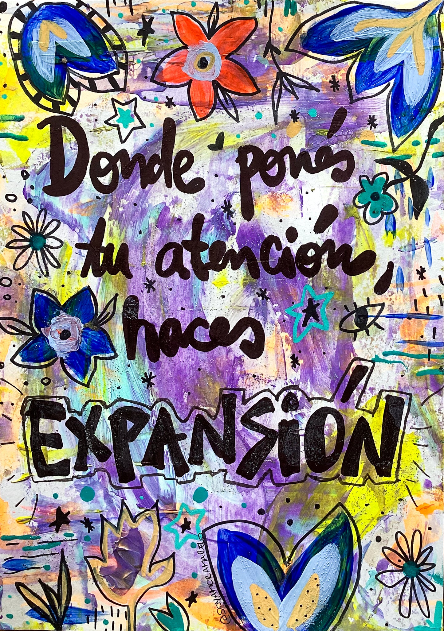 Ilustracion "Mantras para el alma"