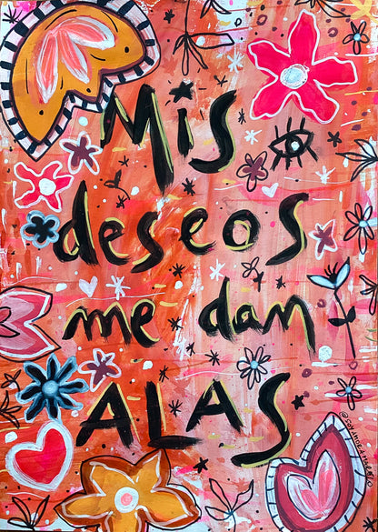 Ilustracion "Mantras para el alma"