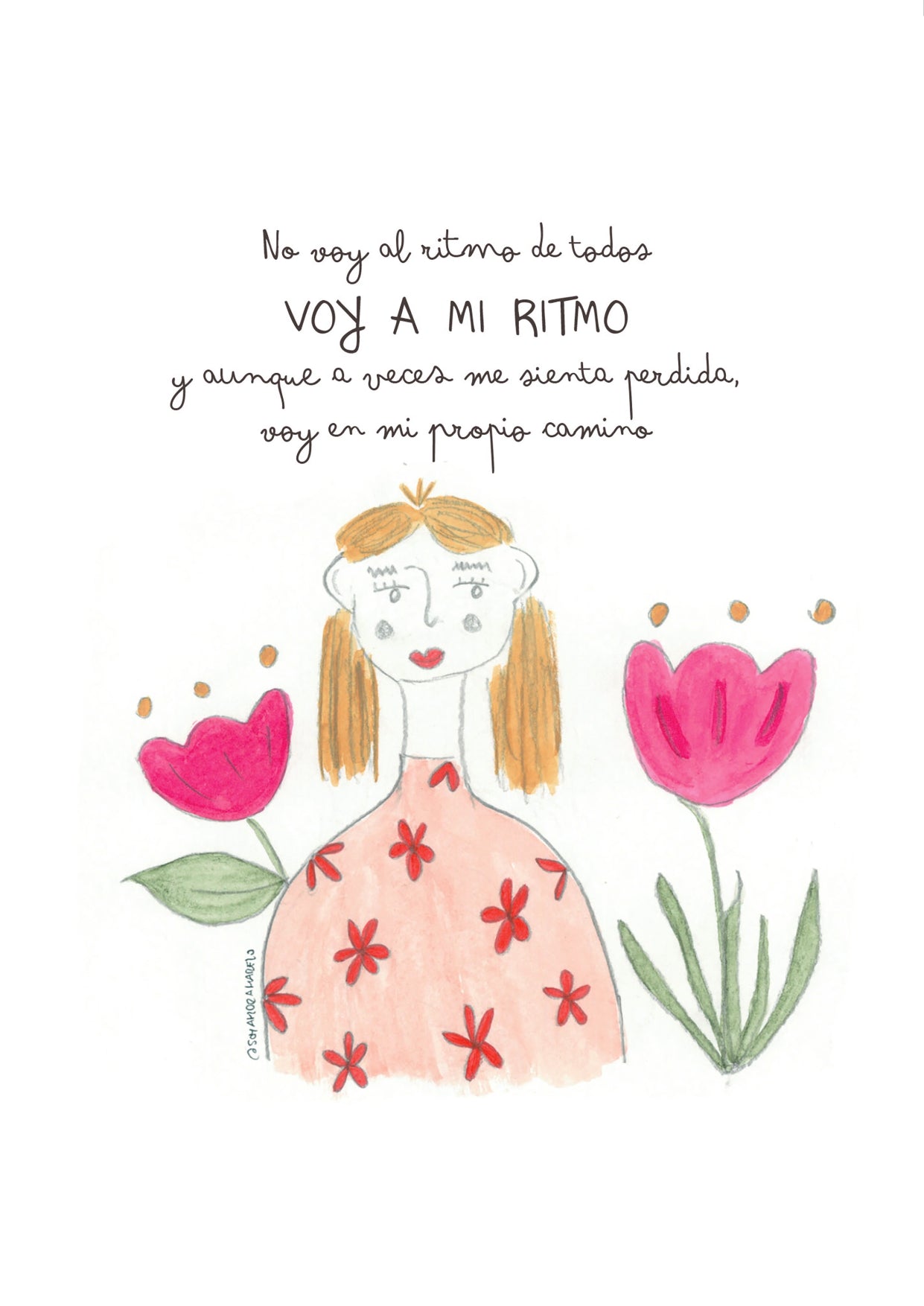 Ilustraciones "Voy a mi ritmo"
